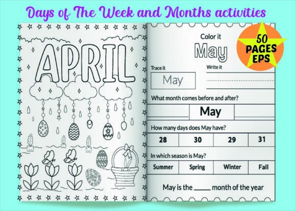 Days of the Week and Months Activities: A Playful, Print-Ready Foundation for Early Learning