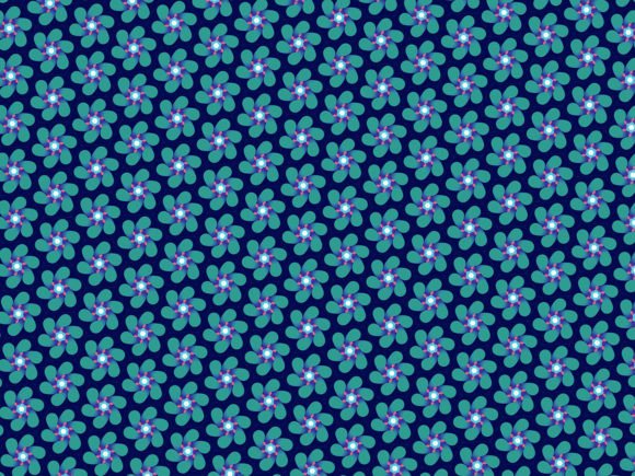 Flowers Blue: A Versatile, Natural-Inspired Seamless Pattern for Real-World Creative Projects