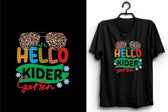 Hello KIDERGARTEN Sublimation Design: A Creative Resource for Educators and Designers