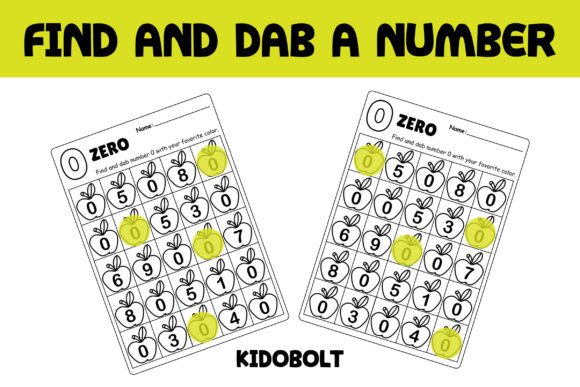 PreK Dab a Dot Number Worksheet – 0: A Focused, Sensory-Rich Tool for Early Number Recognition