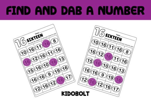 PreK & Kindergarten Dab-a-Dot Number Worksheets: Fun, Effective Number Recognition Practice