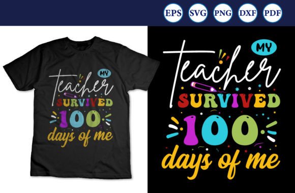 Teacher Survived and Back to School T-shirt Design Vector