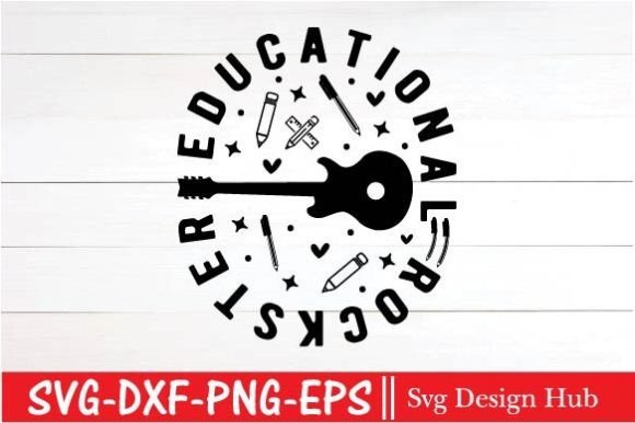 Unlocking Creativity: Educational Rockstar Svg and Teacher Svg for Modern Designers